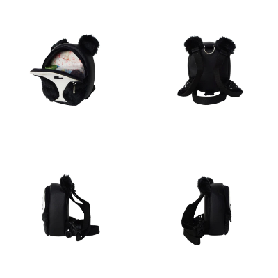 Ruffsack Handmade Dog Backpack With Harness – Panda