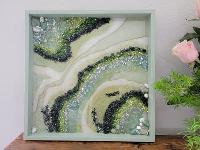 Framed Geode Art
