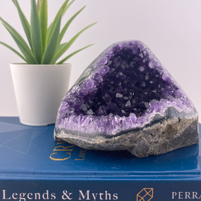 Amethyst Crstal Medium Polished Base