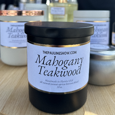 Mahogany Teakwood Candle