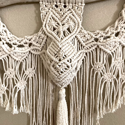 Owl Macrame Wall Hanging