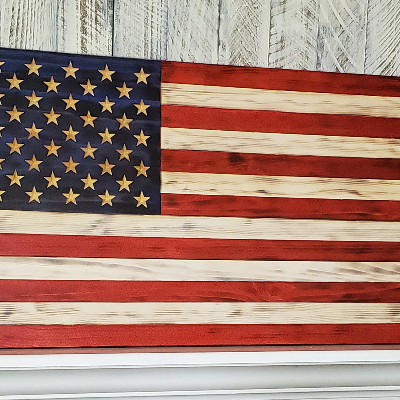 Wooden Flag, Medium