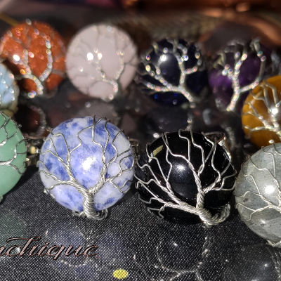 Crystal And Healing Stone Rings