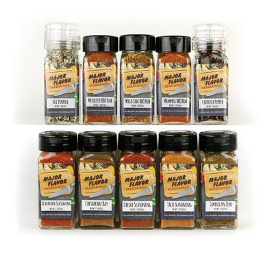 Seasonings & barbecue rubs