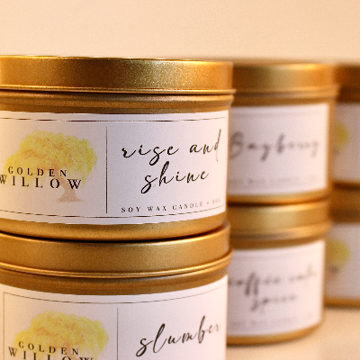 Classic Golden Willow Candles - 8oz