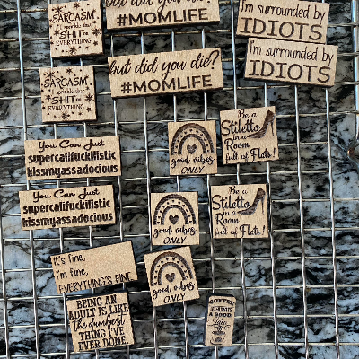 Wooden Bookcase Fillers