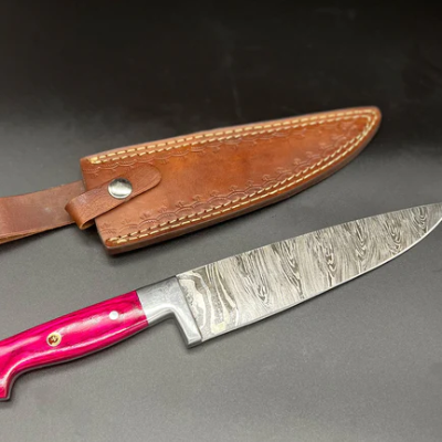 Hand Forged Damascus Chef's Knife