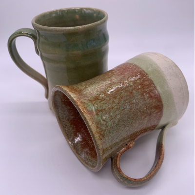 Mugs, Oil Pourers, Bowls, Vases Etc