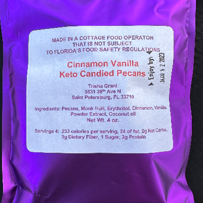 Cinnamon Vanilla Pecans