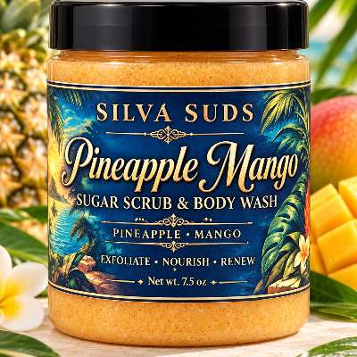7.5oz Jar - Foaming Sugar Scrub And Body Wash