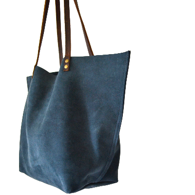 Jessica Tote - Navy Nubuck