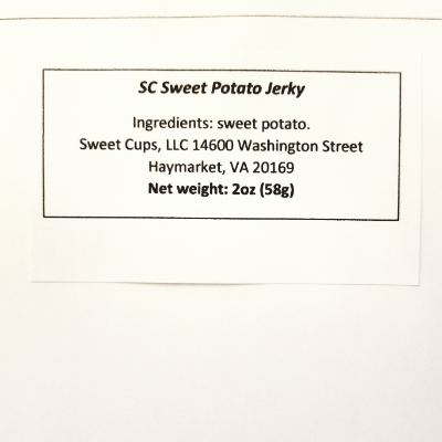 Sc Sweet Potato Jerky