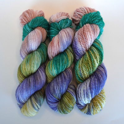 Water Lilies Hand Dyed Yarn