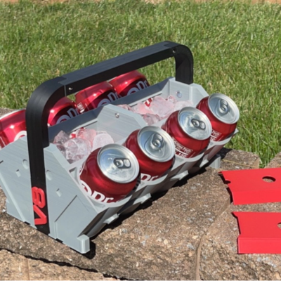 3d Printed V6 & V8 Engine Block Can Coolers