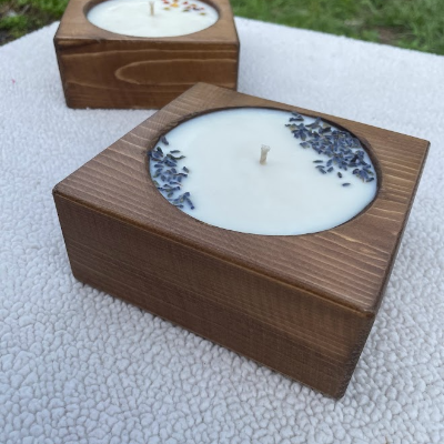 Cheese Mold Square Candle