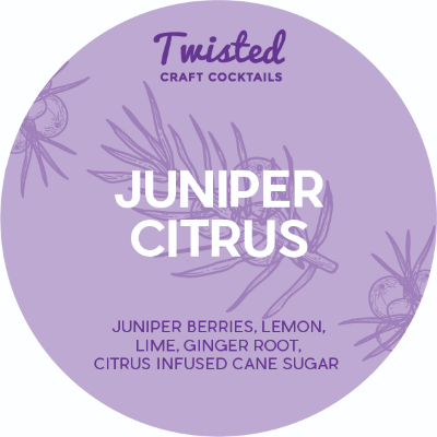 Juniper Citrus Craft Cocktail Jar
