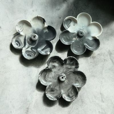 Swirl Flower Incense Holders