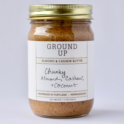 12oz + 4oz Chunky Almond, Cashew And Coconut Nut Butter