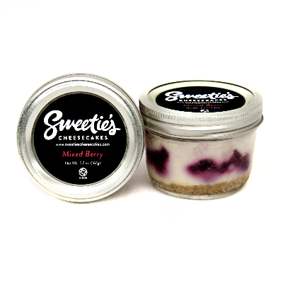 Sweetie's Cheesecakes 3" Jar - Mixed Berry Cheesecake