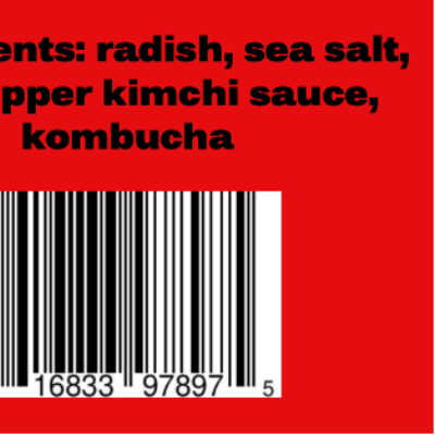 Soulsmith Kombucha Dice Radish Kimchi