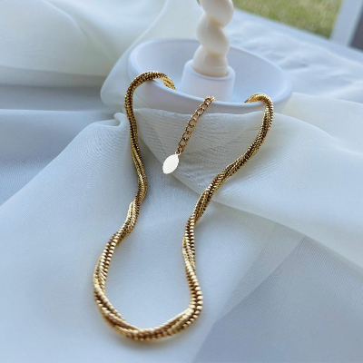 Handmade Gold Miyuki Mesh Jewelry Set – Dangle Earrings, Bracelet, Ring & Necklace