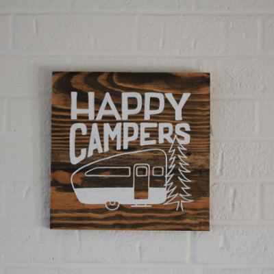 Happy Campers 10"X10"