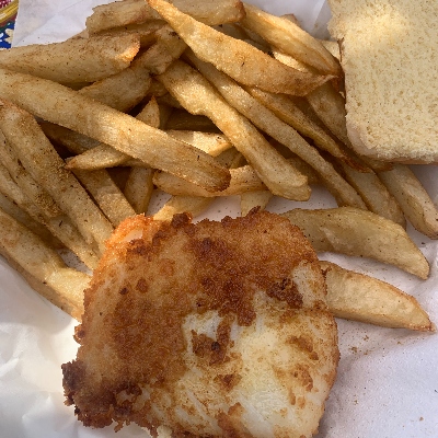 Fish Sandwich With Homemade French Fries