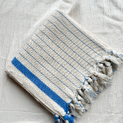 Blue Handwoven Towel