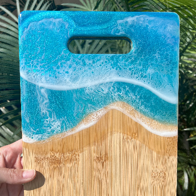 Ocean-Inspired Large Bamboo Board