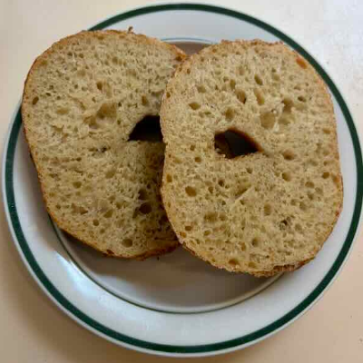 Plain Sourdough Bagel