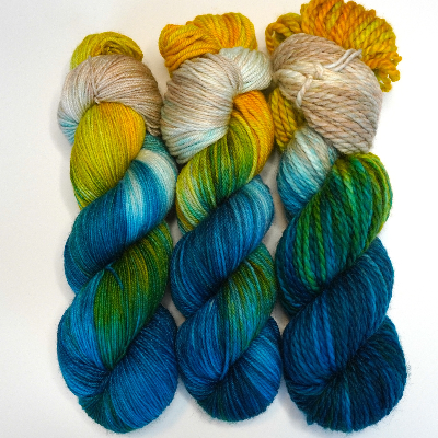 Tropical Escape Hand Dyed Yarn