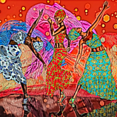 Dance Of Colours (Painting)