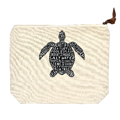 Sea Turtle Zipper Pouch