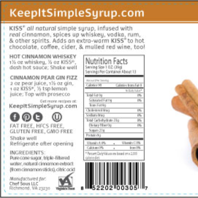 Cinnamon-Infused Keep It Simple Syrup