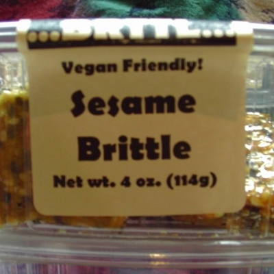 Black & White Sesame ...Brttl... Vegan Sesame Seed