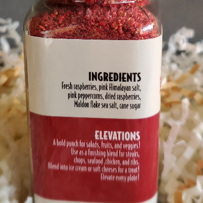 Raspberry Pink Peppercorn Sea Salt