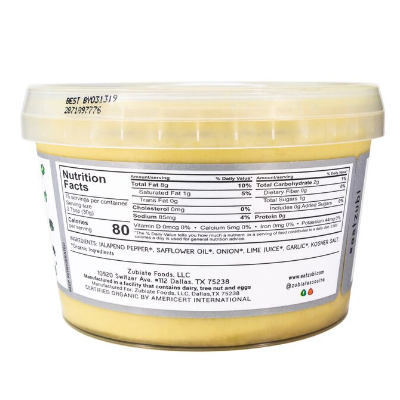 Zubiate's Crema De Jalapeno