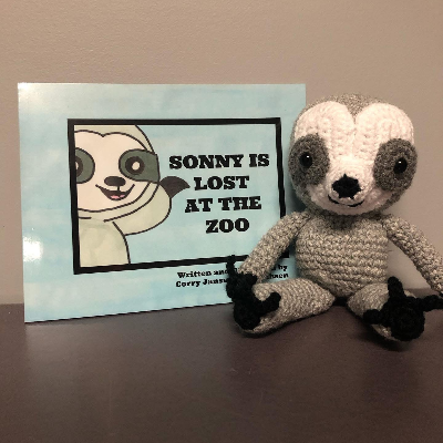 " Your Name" Is Lost At The Zoo - Book 'N Buddy Combo