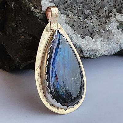Gemstone + Metalsmithed Pendants