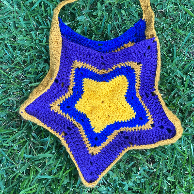 Star Crochet Bag