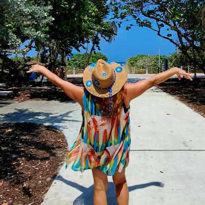 Mandala Hat Turkish Eyes