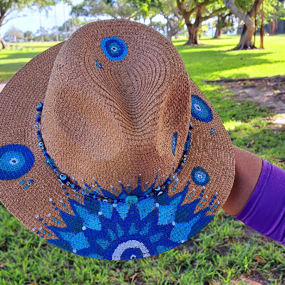 Mandala Hat Turkish Eyes
