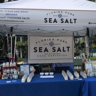 Florida Pure Sea Salt: Booth Set-Up