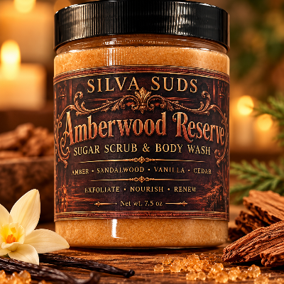 7.5oz Jar - Foaming Sugar Scrub And Body Wash