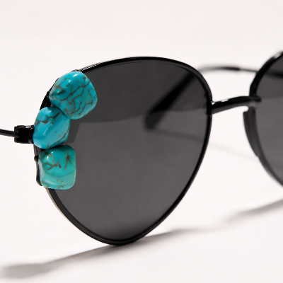 Turquoise Paw Pet Glasses By Pimbers