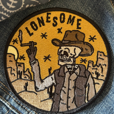 Lonesome Cowboy Iron-On Patch