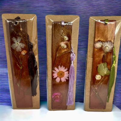 Handmade Resin Bookmarks