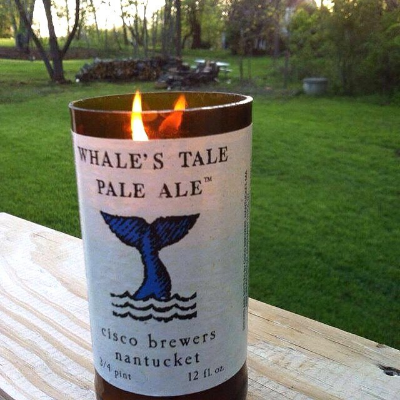 Beer Bottle Candle