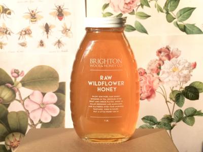 Raw Wildflower Honey - 1 Lb. & 8 Oz.