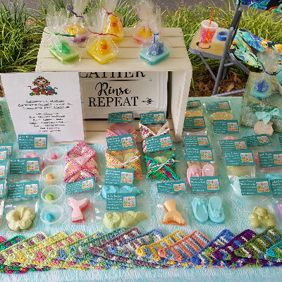 Soap Table Display